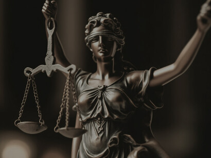 In her timeless depiction, Themis is portrayed wearing a blindfold and gracefully holding a scale, symbolizing the essence of impartiality and fair judgment