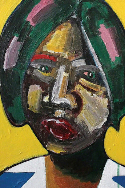 Frederick Hayes, Unhappy Happy People, 2016. Courtesy of Patricia Sweetow Gallery