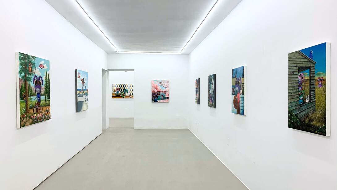 Elang Sutajaya, All you have to do is dream, 2023, installation view. Courtesy of the artist and VLAB