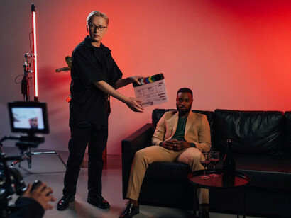 A film crew works on set, underscoring the importance of investment in infrastructure to help filmmakers transform creative ideas into polished cinematic experiences