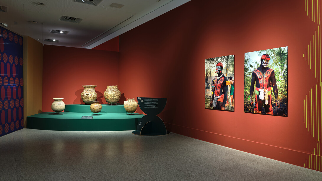 Amazônia. Indigene welten, ausstellungsansicht. Mit freundlicher genehmigung der Bundeskunsthalle