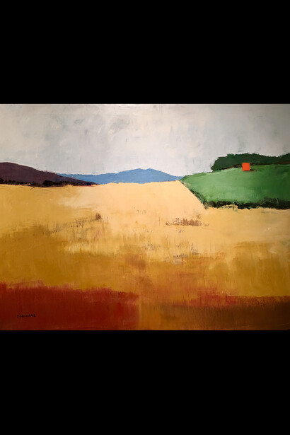 "To Cut Across Country," Philippe Herman Dequesne, Oil on canvas, 35" x 45" (89 x 114.3cm)