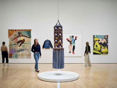 Various artists, Get in the game. Sports, art, culture, exhibition view. Courtesy of San Francisco Museum of Modern Art