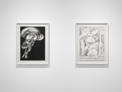 Cesar Santos, Manuscripts, exhibition view. Courtesy of Robilant+Voena