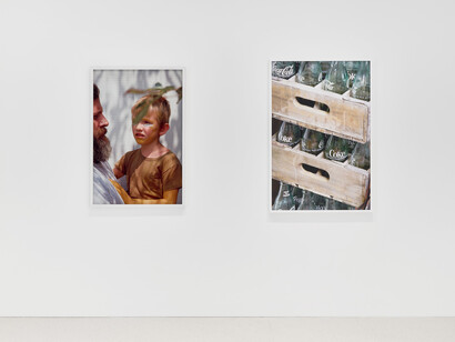 Roe Ethridge,Happy birthday Louise Parker II, exhibition view. Courtesy of Gagosian Gallery