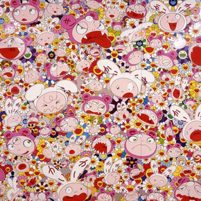 Takashi Murakami, Hustle ’n’ punch by Kaikai and Kiki, 2009. Courtesy of Cleveland Museum of Art