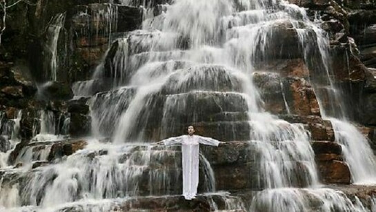 Marina Abramovic, Places of Power, Waterfall, 2013, framed fine art pigment print, image/paper: 63 x 83 7/8 inches (160 x 213 cm), edition of 7 with 2 APs