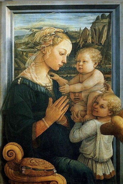 Filippo Lippi, Madonna col Bambino, Uffizi, Firenze