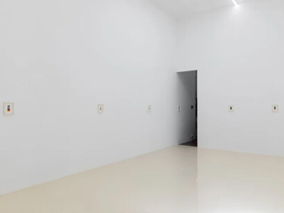 Joe Brainard, Matchbook miniatures, exhibition view. Courtesy of Chris Sharp Gallery