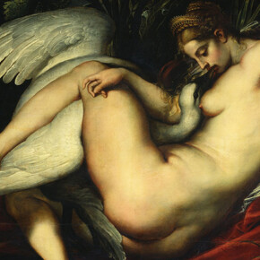 Peter Paul Rubens, Leda mit dem schwan, 1598/1600. Mit freundlicher Genehmigung des Albertinum Museums