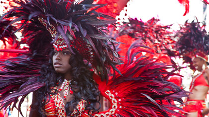 Color en el carnaval de Notting Hill