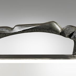 Guido Pinzani, Nudo paesaggio, 1989, bronzo, esemplare unico, cm 34x105x24