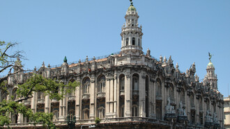 En el Centro Gallego (Gran Teatro) de la Habana, icono arquitectónico de la ciudad y una de las instituciones culturales más importantes de Cuba, fue interpretado el himno gallego por primera vez a principios del siglo XX