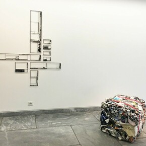 Archeonautes, Exhibition view. Courtesy of Galerie Charlot