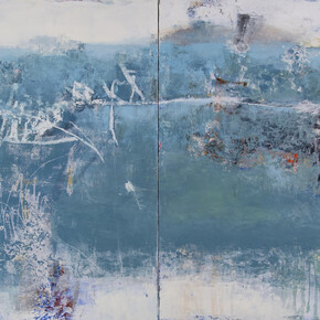 Sharon Booma, Glimpsed across time (diptych), 2024. Courtesy of LewAllen Galleries