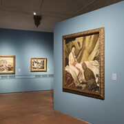 Felice Carena, Life in pain, exhibition view. Courtesy of Fondazione MUS.E