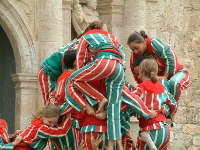 Muixeranga en Algemesí (Valencia)