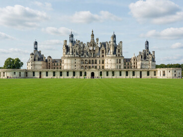 Château de Chambord, Centre-Val de Loire, France: A striking symbol of French Renaissance grandeur set within an expansive royal landscape