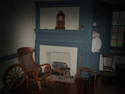 Interior of the Stone House, Elizabeth Seton's first residence on the property at the National Shrine of Saint Elizabeth Ann Seton in Emmitsburg, Maryland, USA