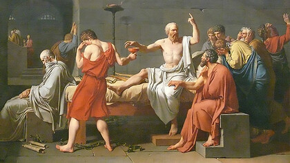Jacques-Louis David: The Death of Socrates, Metropolitan Museum of Art, New York, USA