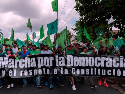 Marcha por la democracia en República Dominicana