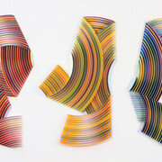 Peter Monaghan, “Fold 8”, 2020, mixed media, 31 1/2 x 55 inches
