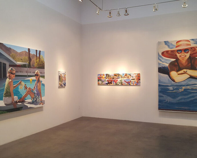 D.J. Hall, Exhibition view. Courtesy of Craig Krull Gallery