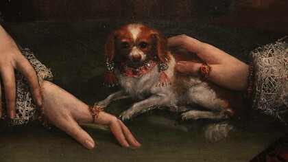 Lavinia Fontana, La famiglia Gozzadini, particolare, 1583, Pinacoteca Nazionale di Bologna, Italia