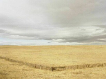 Jane Hilton, Fence, Laramie, 2006, C-Type hand print, Paper size: 23 x 28 in / 58.5 x 71 cm, Edition of 10, courtesy of Eleven, London