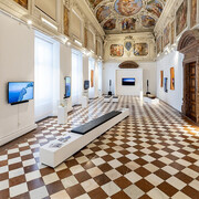Signal from Dachstein, exhibition view. Courtesy of Schloss Trautenfels