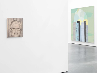 Various artists, Circa 1995. New figuration in New York, exhibition view. Courtesy of David Zwirner Gallery