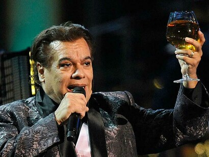 Juan Gabriel during a live show