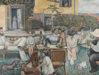 Pierre Bonnard (1867-1947), L’Après-midi bourgeoise, dit aussi La Famille Terrasse, 1900, Huile sur toile, 139 × 212 cm, Paris, musée d’Orsay, RF 1988-50
© Musée d’Orsay, dist. RMN-Grand Palais / Patrice Schmidt © ADAGP, Paris 2015