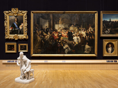 Verschiedene Künstler, Making history, Ausstellungsansicht. Mit freundlicher Genehmigung der Hamburger Kunsthalle