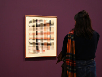 Anni Albers, Constructing textiles, ausstellungsansicht. Mit freundlicher genehmigung des Zentrum Paul Klee