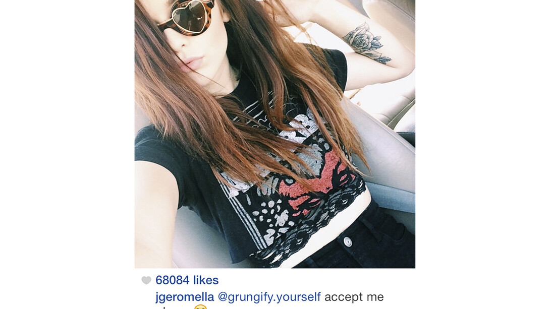 Richard Prince, Untitled (portrait), 2014, Inkjet on canvas, 65 3/4 x 48 3/4 inches (167 x 123.8 centimeters) ©Richard Prince. Courtesy of the artist and Blum & Poe