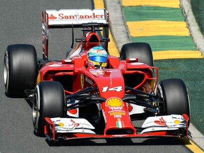El piloto de Fórmula 1 Fernando Alonso durante su etapa en Ferrari