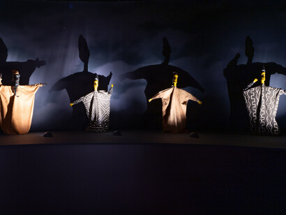 In Mali, when animals dance, exhibition view. Courtesy of Musée des Confluences