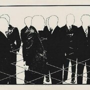 Regina Silveira, Armadilha para executivo (1974), Silkscreen, 21.85h x 27.76w in (55.5h x 70.51w cm); Edition of 6