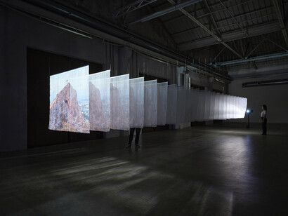 Saodat Ismailova, A seed under our tongue, exhibition view. Courtesy of Pirelli HangarBicocca