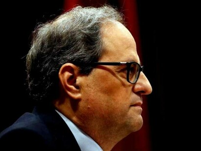 Quim Torra en el Parlament