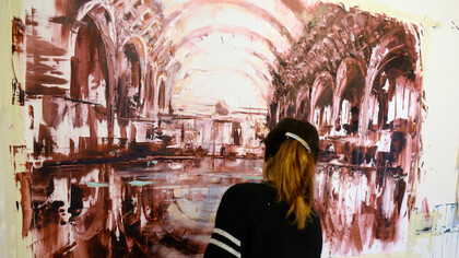 Arianna Matta, Autoritratto in studio