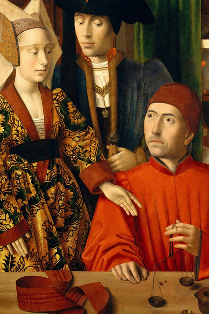 Petrus Christus, *A Goldsmith in His Shop*, 1449