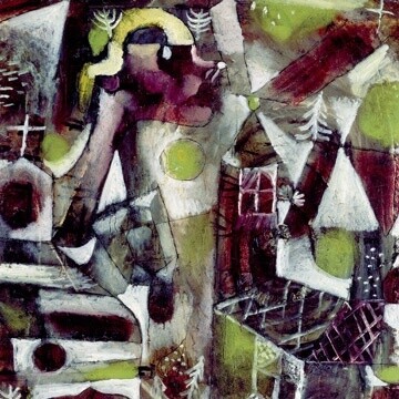 Paul Klee, "Sumpflegende", 1919, dettaglio,  
Munich, Germany