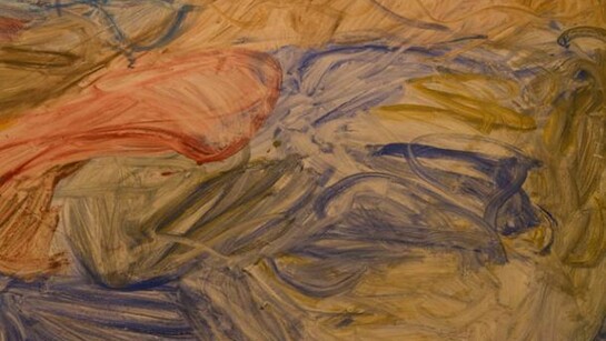 Space Painting (2013), Watercolour on wall, installation view, Institute of Contemporary Arts, London, © Zhang Enli, courtesy the artist, Hauser & Wirth and ShanghART Gallery
Photo: Mark Blower