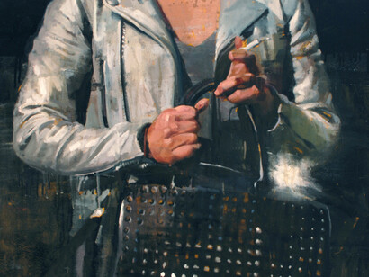 Bard François SANS TITRE2 - 2016 oil on paper - 53X75cm 