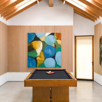 Ken Taylor Regnaga, Beneath the avocado tree, exhibition view. Courtesy of Simchowitz 
