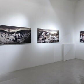 Larissa Sansour, Exhibition view. Courtesy of Montoro12 Contemporary Art