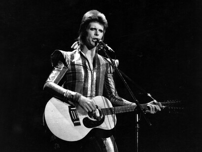 Bowie, al inicio de su carrera musical