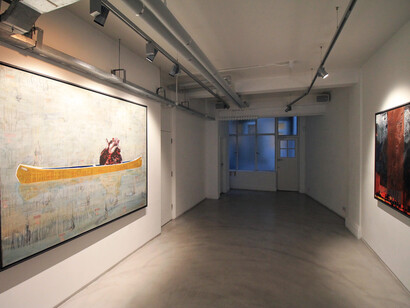 Excuse Me Peter Doig: This is "Canoe-Sea", 2015 and RIP Jesus, again, 2015